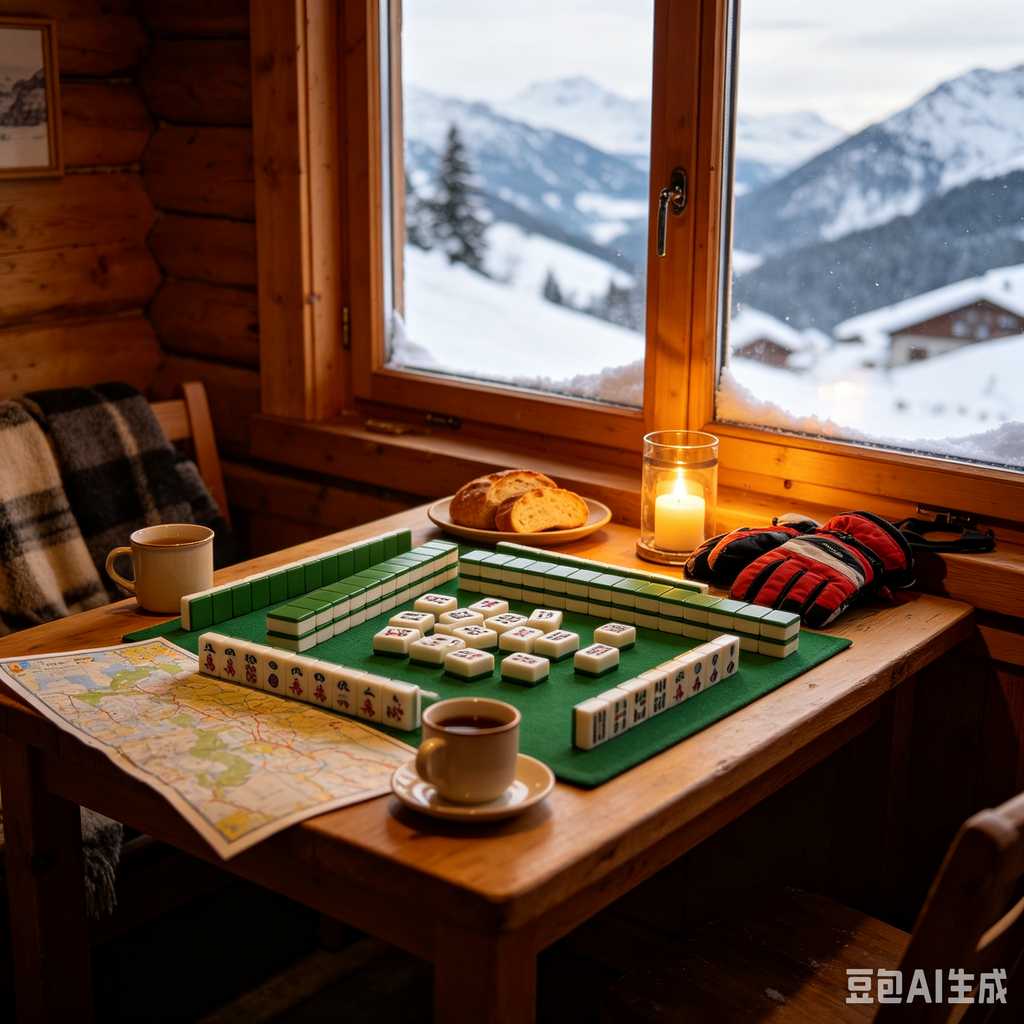 retro text mahjong tiles