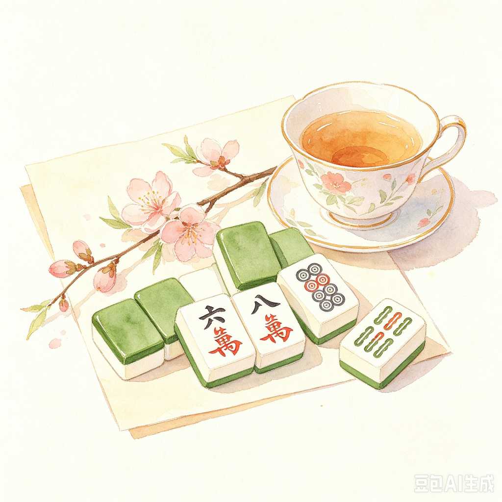 transparent acrylic mahjong set